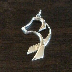 Sterling Silver Dog Pendant
